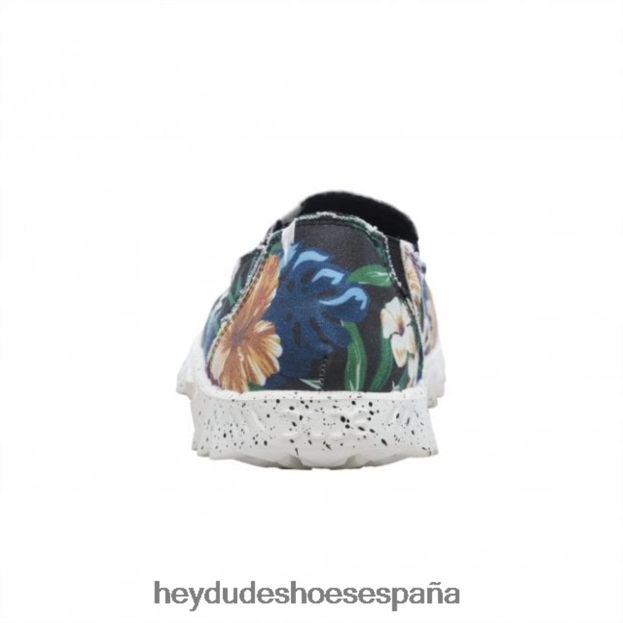 Hey Dude heydude farty lienzo estampado hibisco negro hombres TP4X2B233