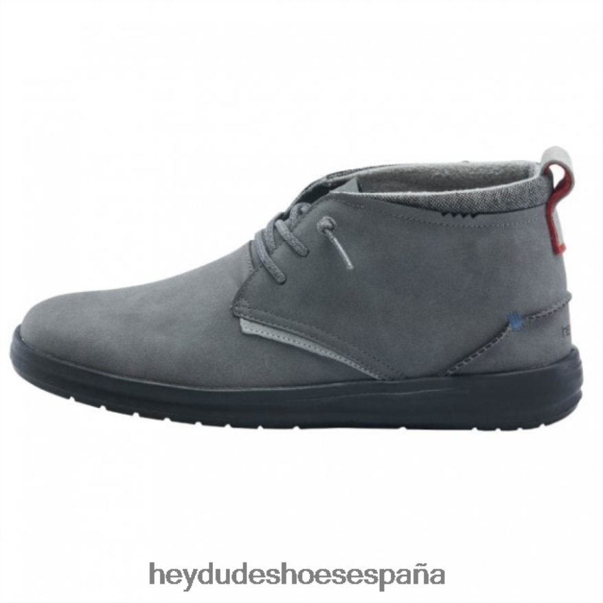 Hey Dude heydude jack cuero reciclado gris oscuro hombres TP4X2B353