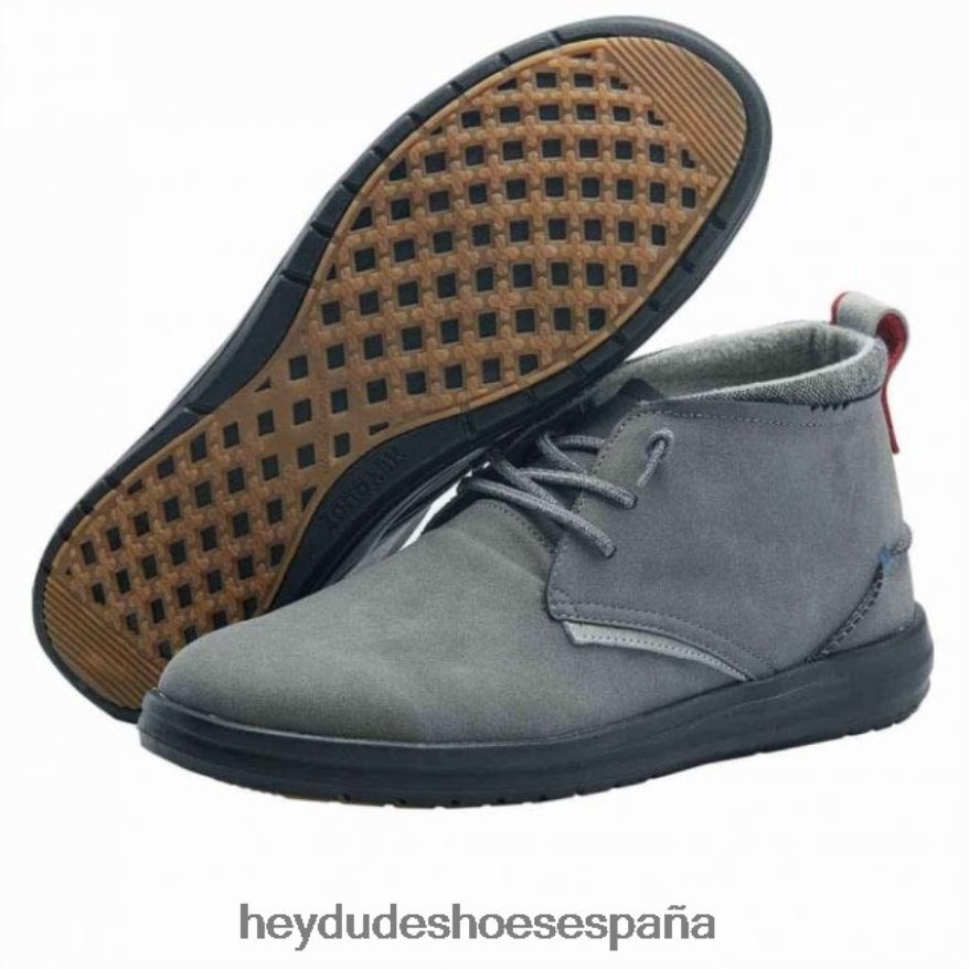 Hey Dude heydude jack cuero reciclado gris oscuro hombres TP4X2B353