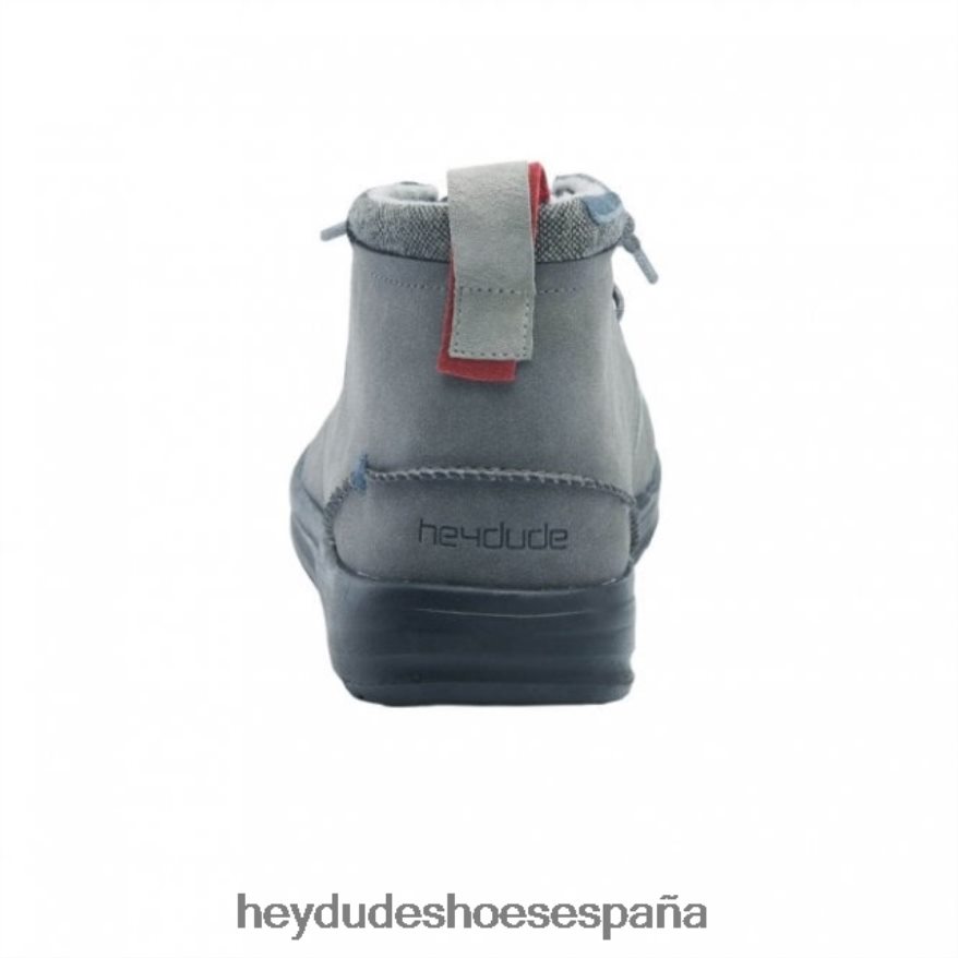 Hey Dude heydude jack cuero reciclado gris oscuro hombres TP4X2B353