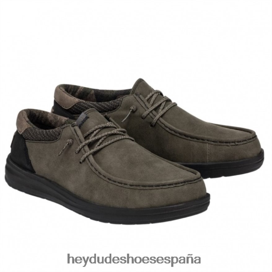 Hey Dude heydude paul cuero reciclado polvoriento oliva hombres TP4X2B351