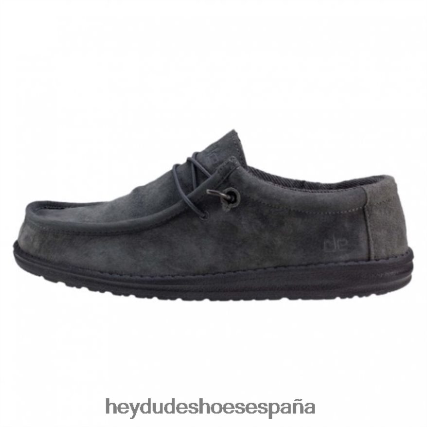 Hey Dude heydude wally gamuza carbón hombres TP4X2B278
