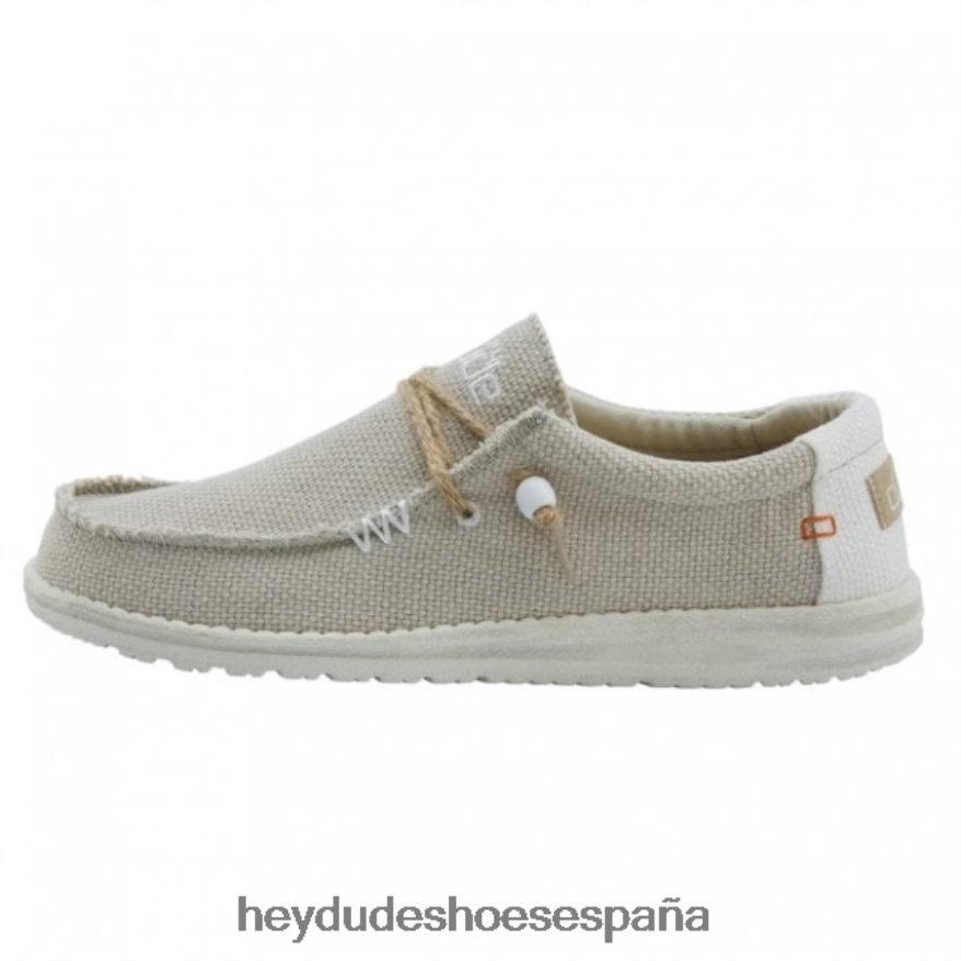 Hey Dude heydude wally natural blanquecino hombres TP4X2B244