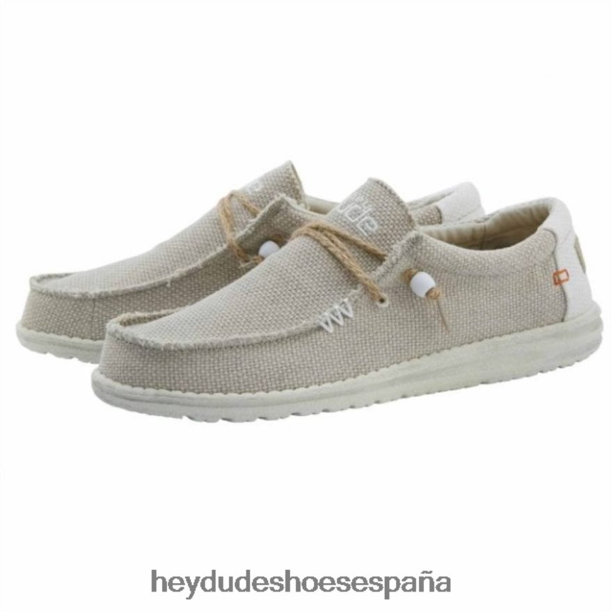 Hey Dude heydude wally natural blanquecino hombres TP4X2B244