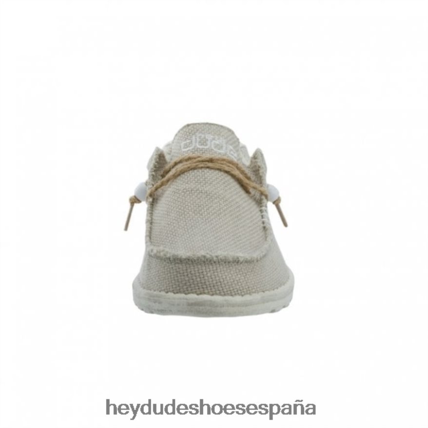 Hey Dude heydude wally natural blanquecino hombres TP4X2B244