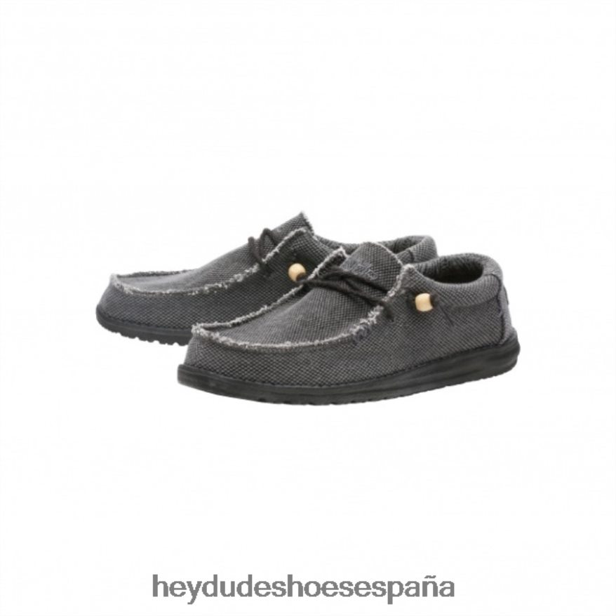 Hey Dude heydude wally negro natural hombres TP4X2B283
