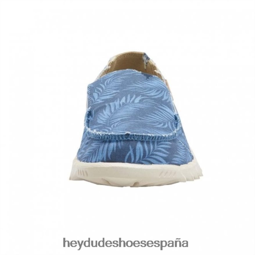 Hey Dude lienzo estampado farty heydude azul tropical hombres TP4X2B228