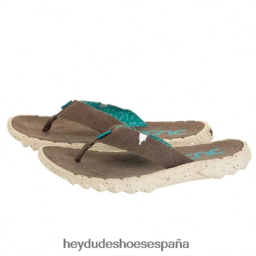 Hey Dude chanclas de lona heydude sava funk wenge hombres TP4X2B365