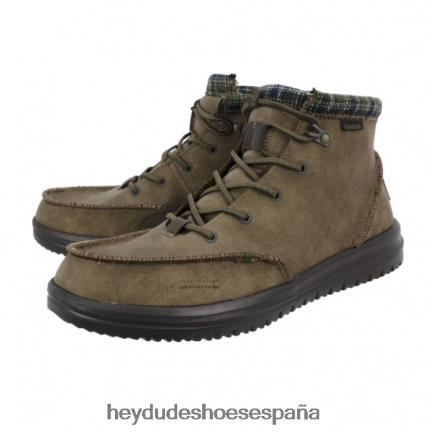 Hey Dude heydude bradley cuero reciclado caoba hombres TP4X2B485