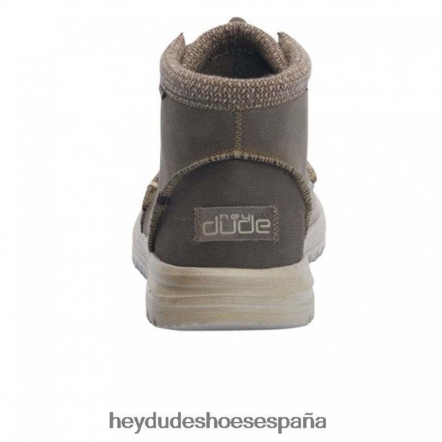Hey Dude heydude bradley cuero reciclado chocolate hombres TP4X2B288