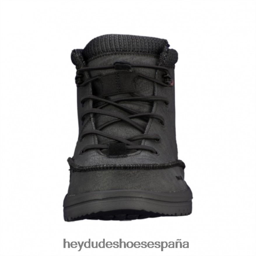 Hey Dude heydude bradley cuero reciclado negro grafito hombres TP4X2B484