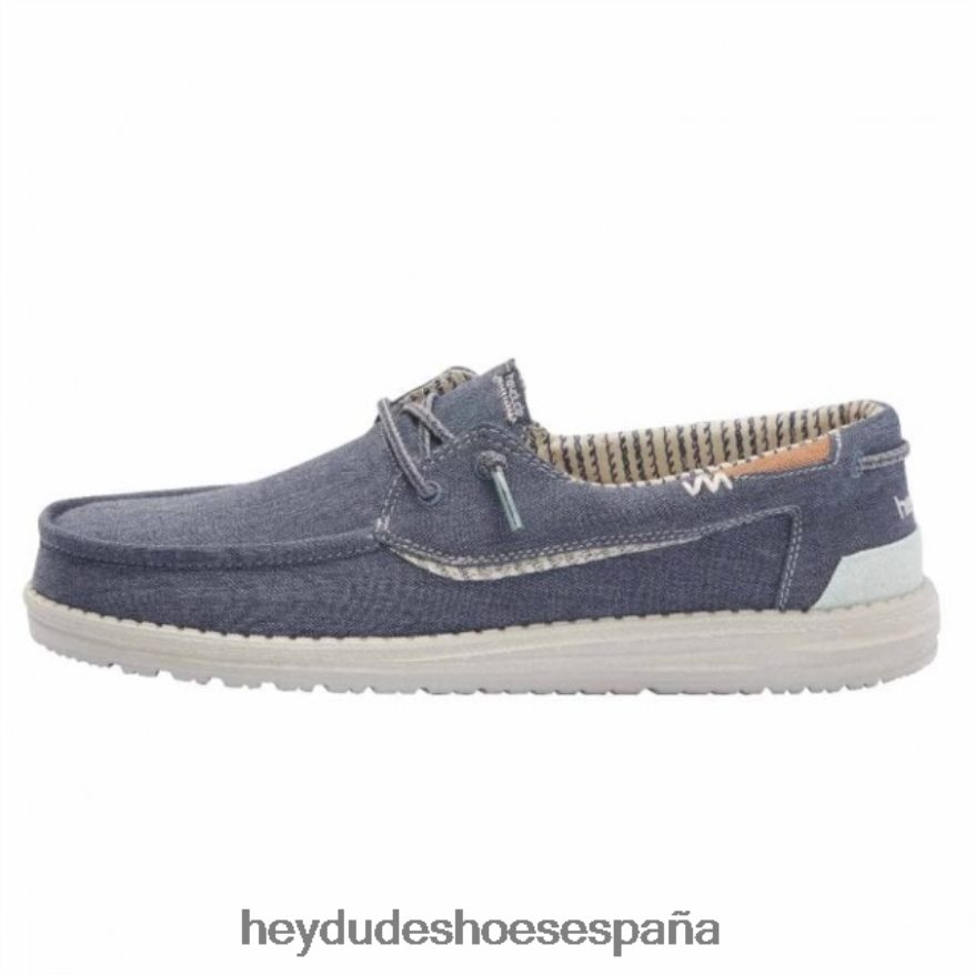 Hey Dude heydude chambray galés mar azul hombres TP4X2B306