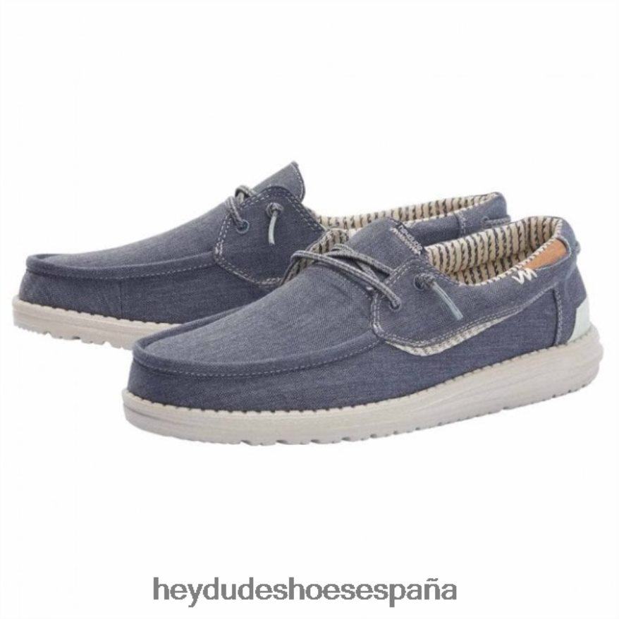 Hey Dude heydude chambray galés mar azul hombres TP4X2B306