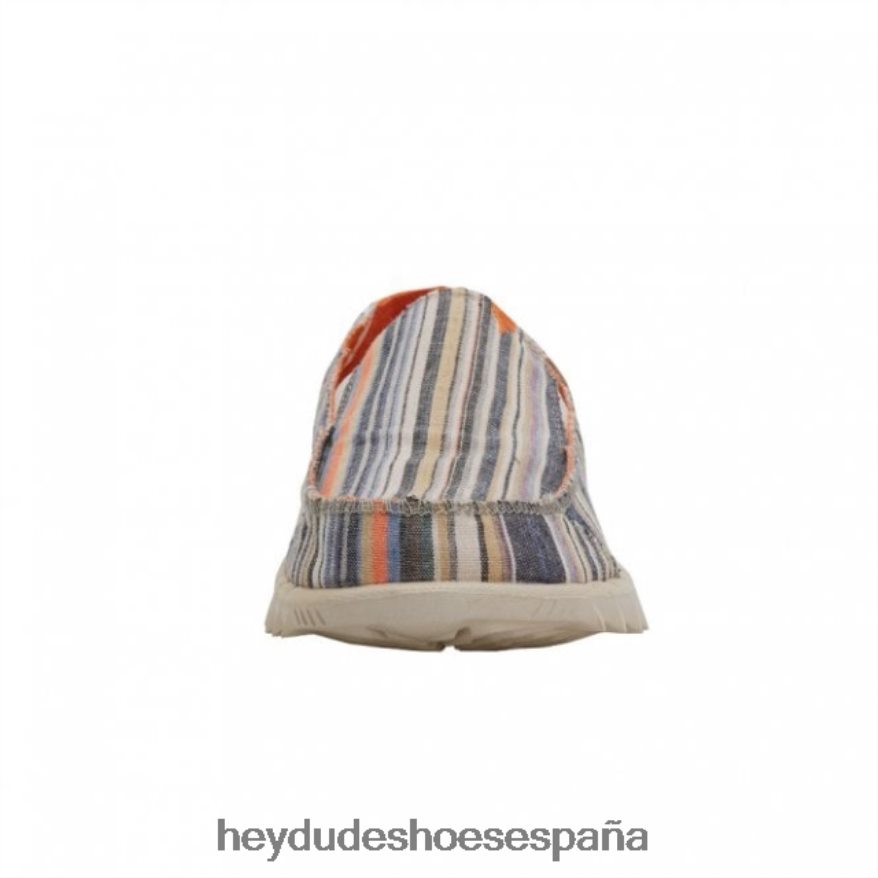 Hey Dude heydude farty cambray rayas naranja hombres TP4X2B243