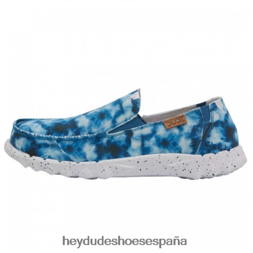 Hey Dude heydude farty lienzo estampado tie dye azul hombres TP4X2B235