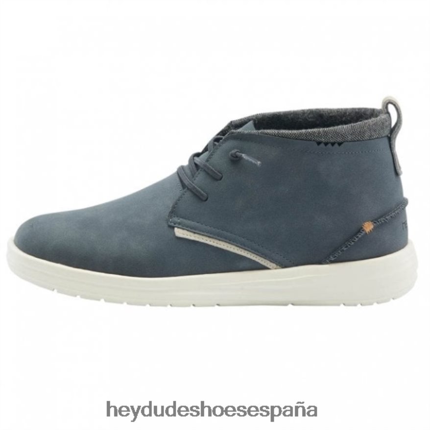 Hey Dude heydude jack cuero reciclado azul marino hombres TP4X2B354