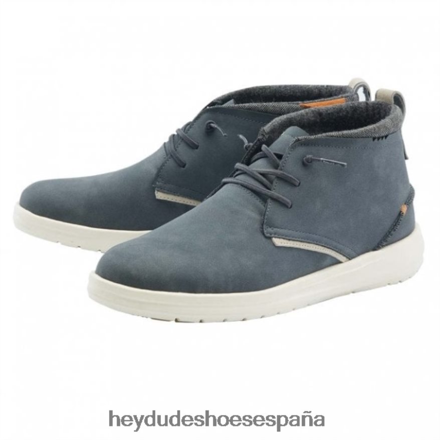 Hey Dude heydude jack cuero reciclado azul marino hombres TP4X2B354