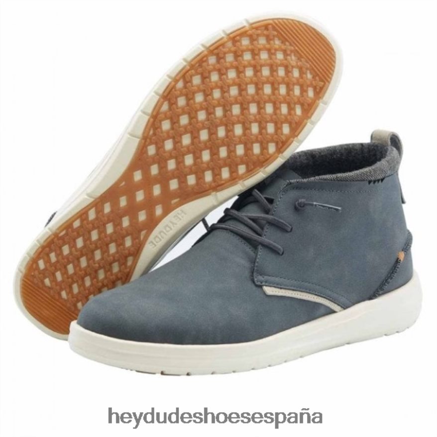 Hey Dude heydude jack cuero reciclado azul marino hombres TP4X2B354