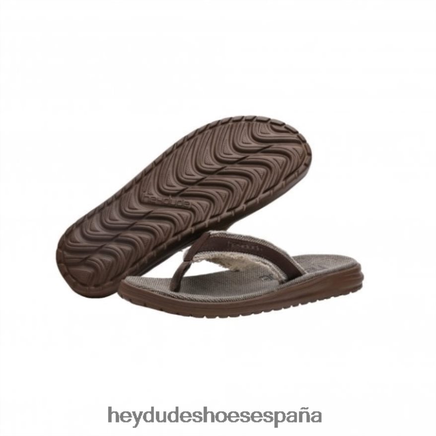 Hey Dude heydude jax marrón natural hombres TP4X2B371