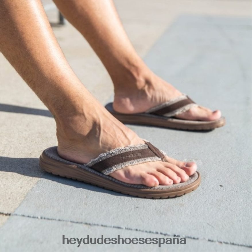 Hey Dude heydude jax marrón natural hombres TP4X2B371
