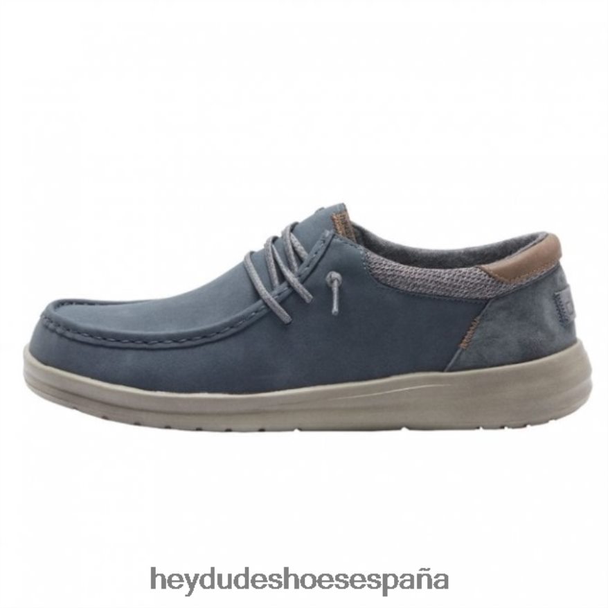 Hey Dude heydude paul cuero reciclado azul profundo hombres TP4X2B343