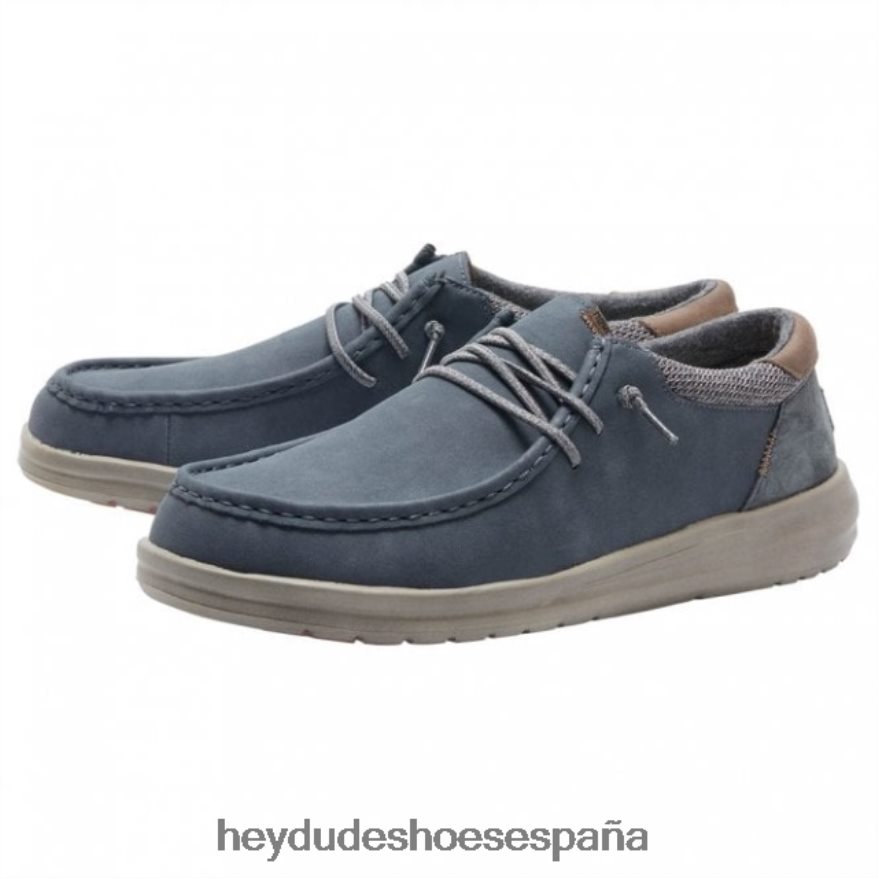 Hey Dude heydude paul cuero reciclado azul profundo hombres TP4X2B343