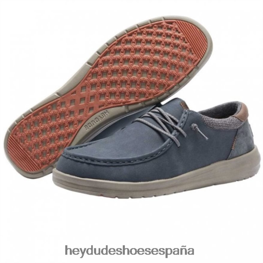 Hey Dude heydude paul cuero reciclado azul profundo hombres TP4X2B343