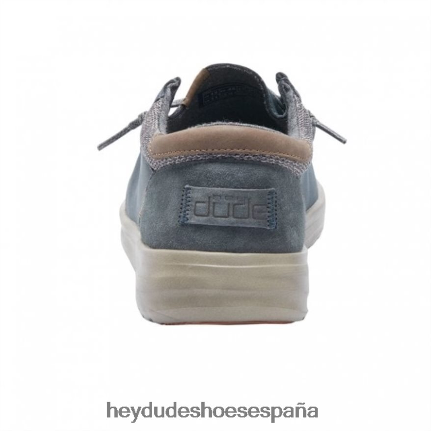 Hey Dude heydude paul cuero reciclado azul profundo hombres TP4X2B343