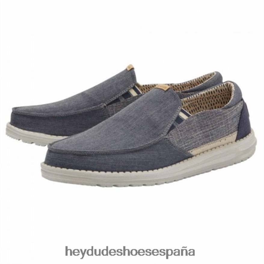 Hey Dude heydude thad chambray sombreado azul hombres TP4X2B241