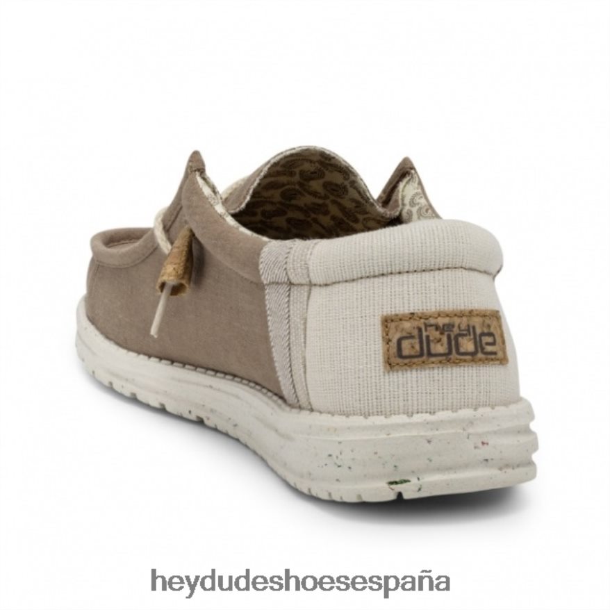 Hey Dude heydude wally arcilla de lino natural hombres TP4X2B266