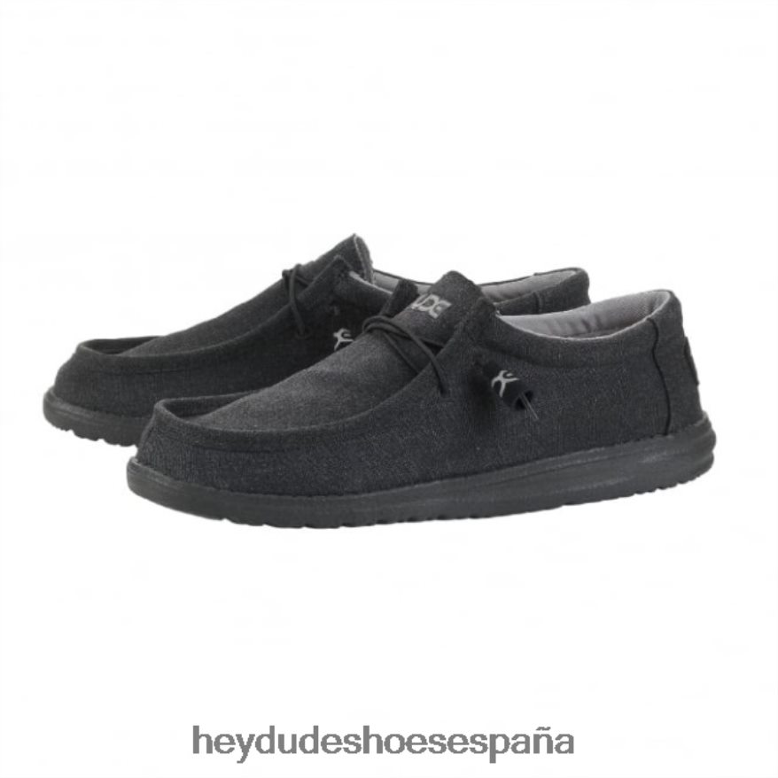 Hey Dude heydude wally clásico negro azabache hombres TP4X2B308