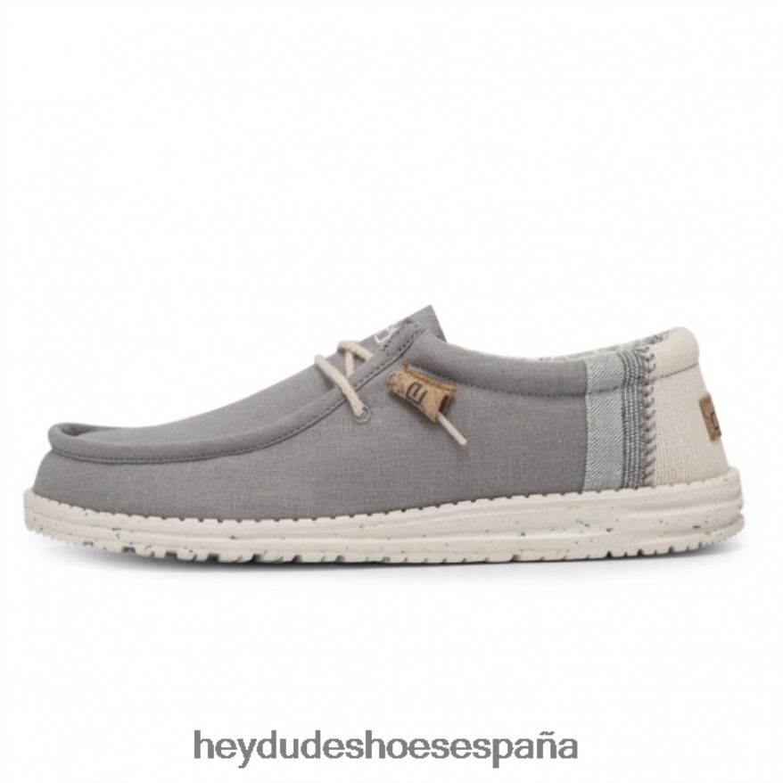 Hey Dude heydude wally gris lino natural hombres TP4X2B265
