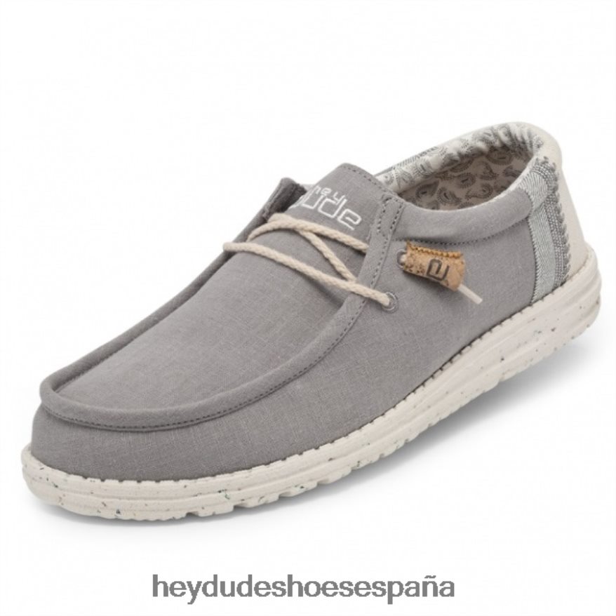 Hey Dude heydude wally gris lino natural hombres TP4X2B265