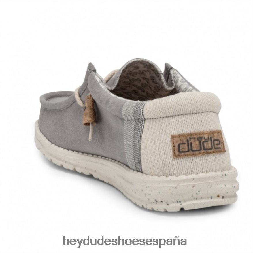 Hey Dude heydude wally gris lino natural hombres TP4X2B265