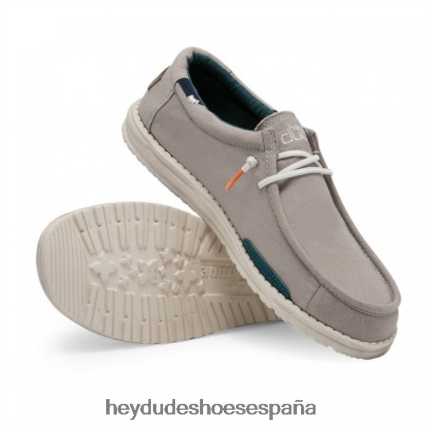 Hey Dude heydude wally lavado gris humo hombres TP4X2B270