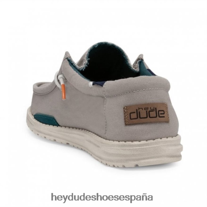 Hey Dude heydude wally lavado gris humo hombres TP4X2B270