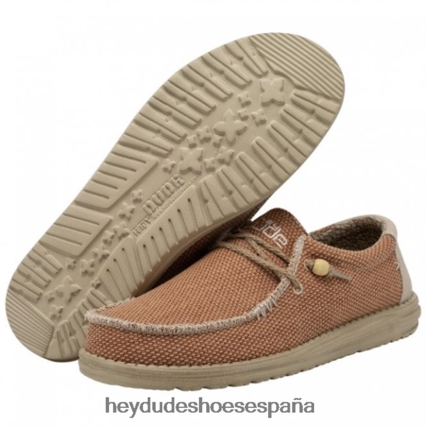 Hey Dude heydude wally mandarina natural hombres TP4X2B274