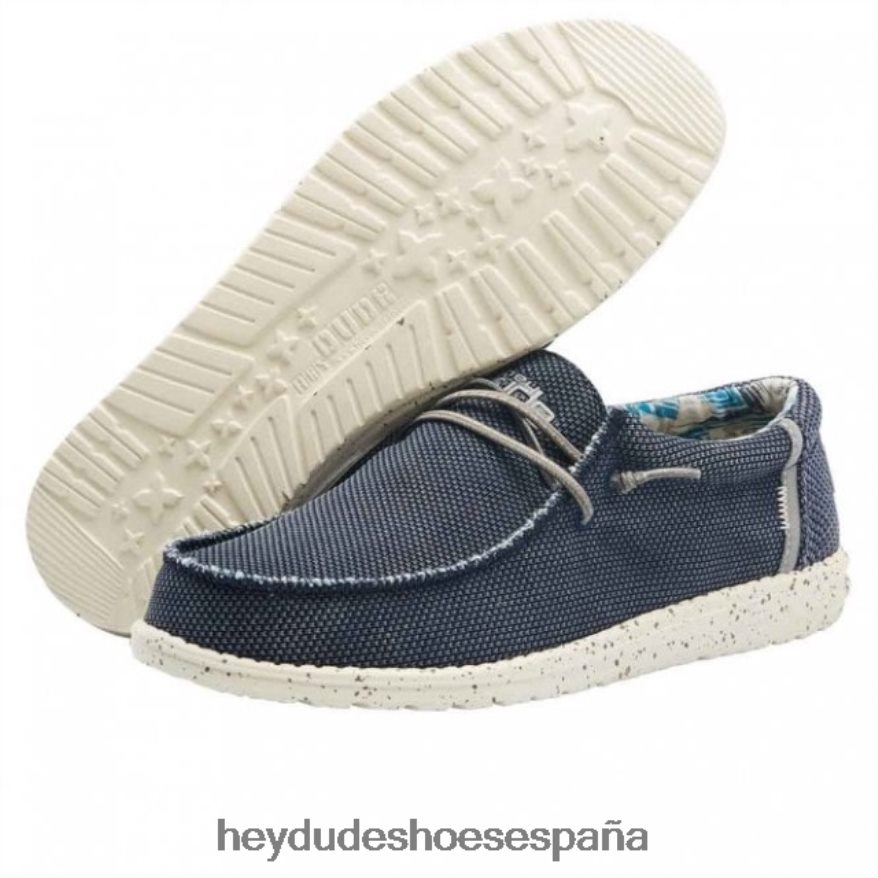 Hey Dude heydude wally sox azul marino lavado hombres TP4X2B346