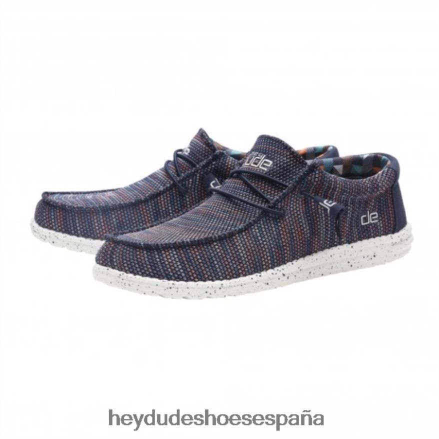 Hey Dude heydude wally sox azul naranja hombres TP4X2B276