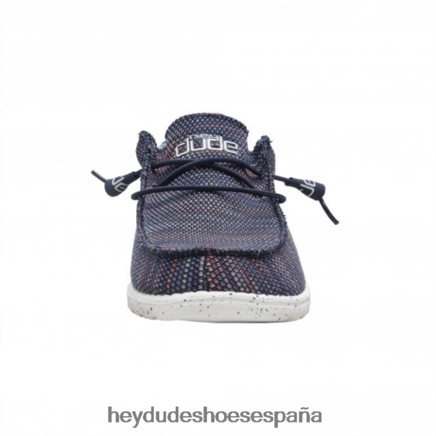 Hey Dude heydude wally sox azul naranja hombres TP4X2B276