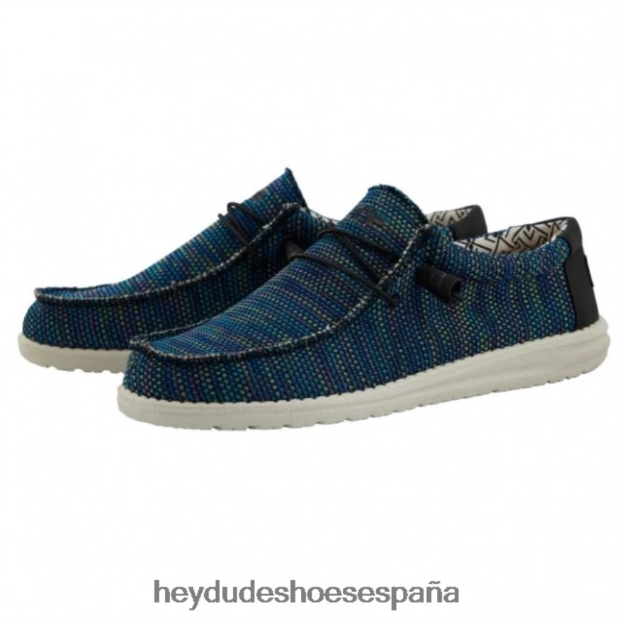Hey Dude heydude wally sox azul verde hombres TP4X2B324