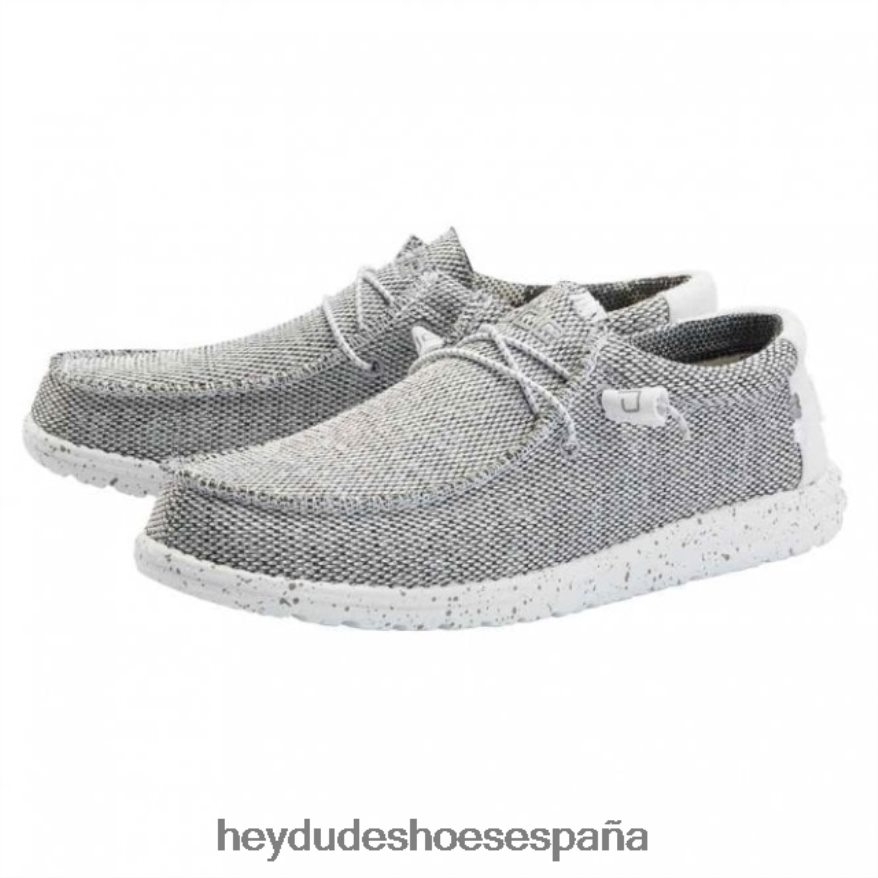Hey Dude heydude wally sox blanco brillante hombres TP4X2B319