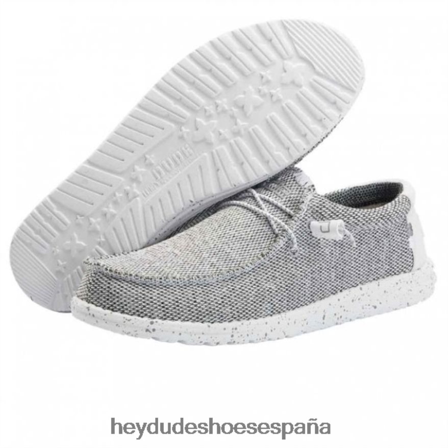Hey Dude heydude wally sox blanco brillante hombres TP4X2B319