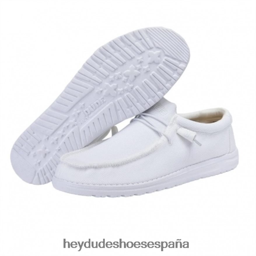 Hey Dude heydude wally sox blanco ártico hombres TP4X2B352