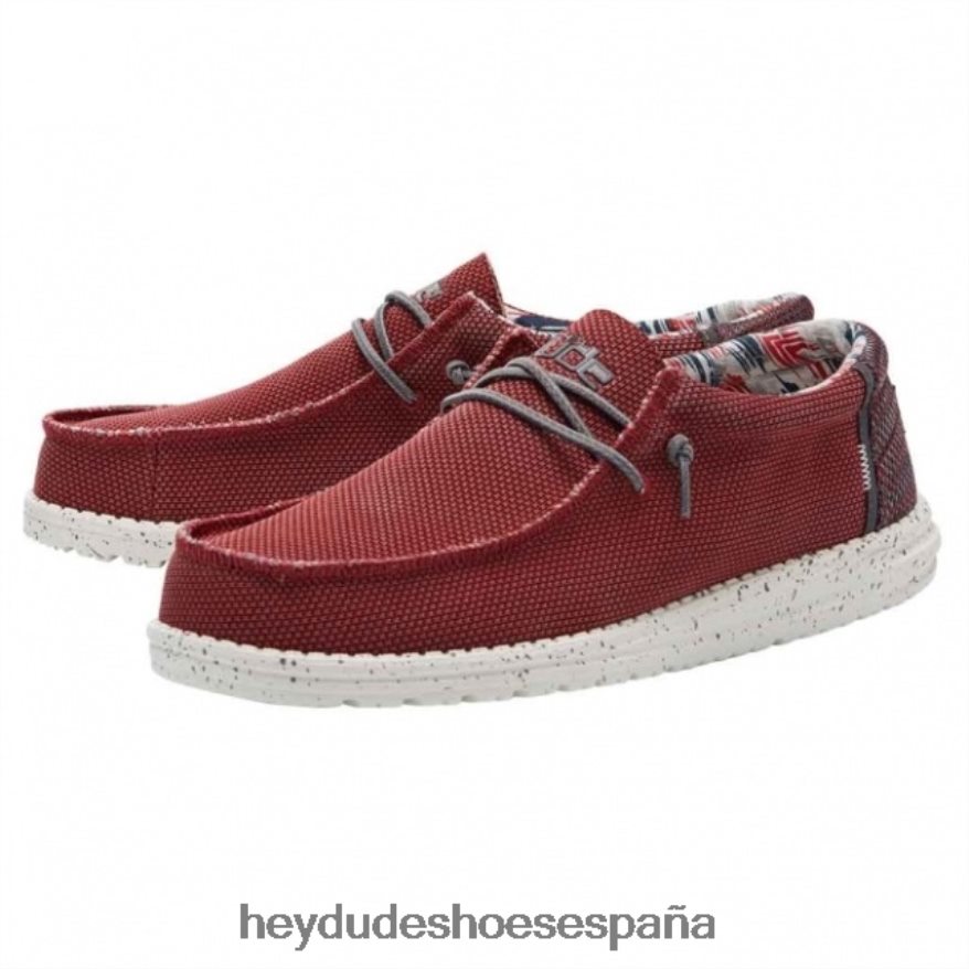 Hey Dude heydude wally sox cometa roja hombres TP4X2B307