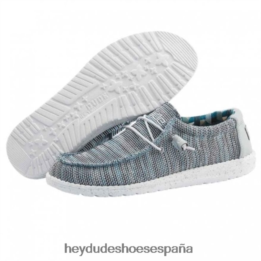 Hey Dude heydude wally sox hielo gris hombres TP4X2B282