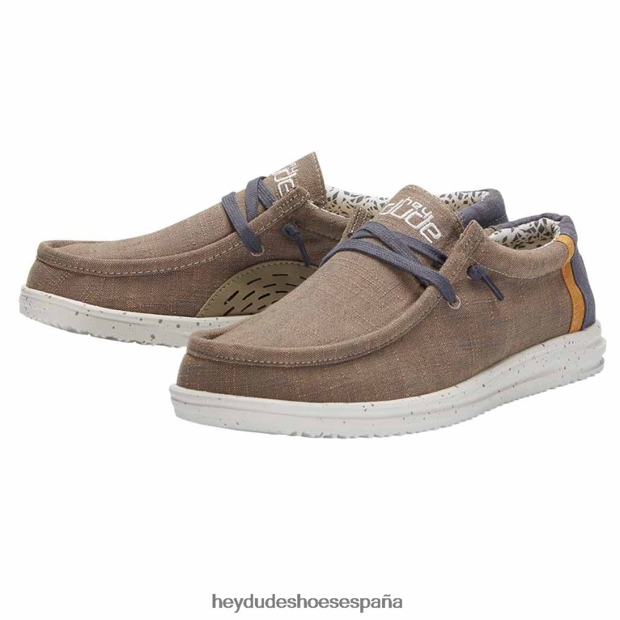 Hey Dude Beige natural libre de Wally hombres TP4X2B111
