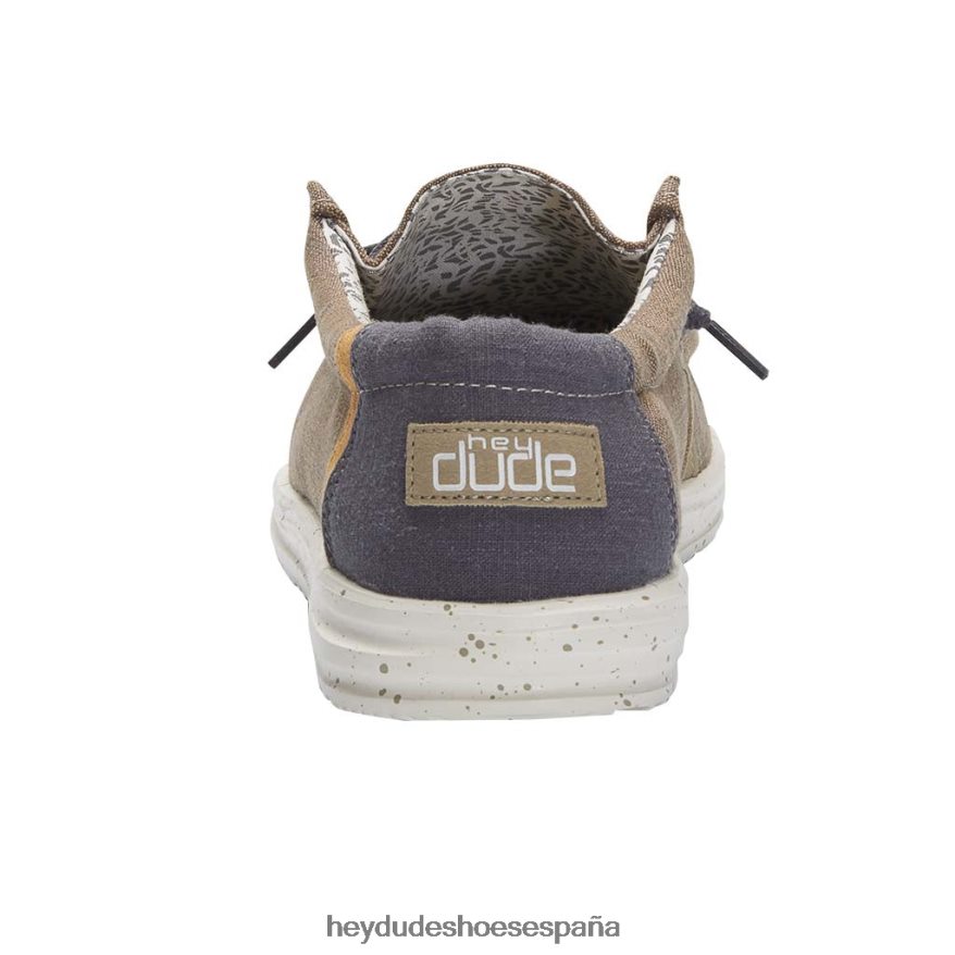 Hey Dude Beige natural libre de Wally hombres TP4X2B111