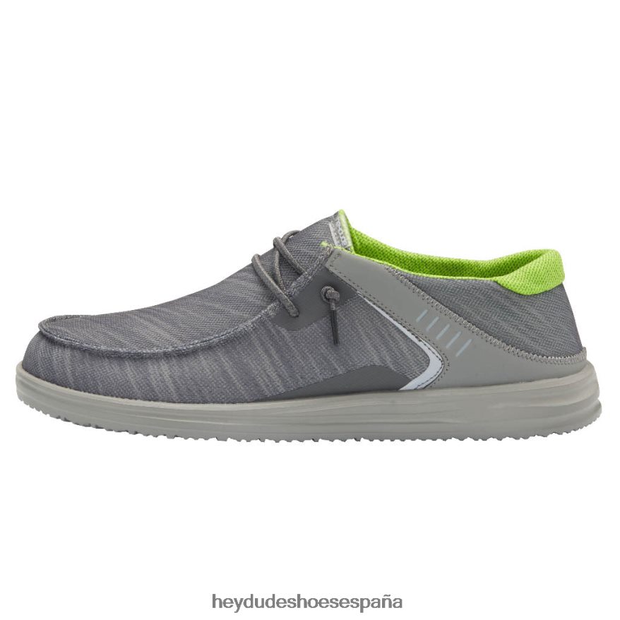 Hey Dude wally frontera arrecife gris hombres TP4X2B119