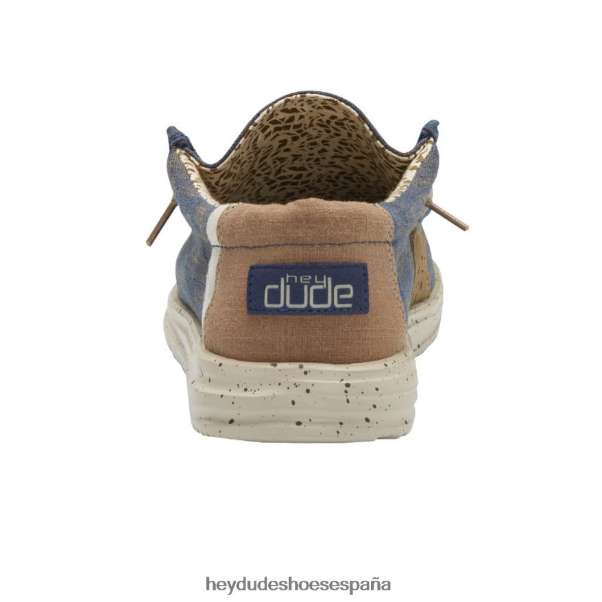 Hey Dude wally libre azul natural hombres TP4X2B110